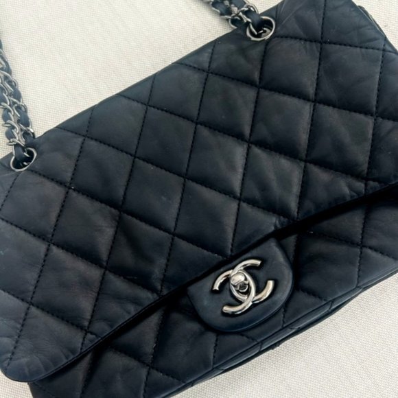 Authentic Pre-Owned Chanel 3 Flap Bag Quilted Lambskin - Picture 2 of 9